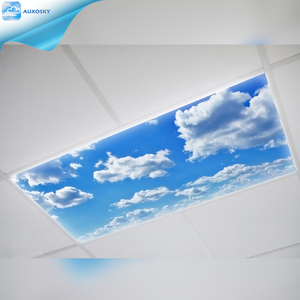 AUXOSKY Led duvar çerçeve resim tavan gökyüzü açık mavi duvar kağıdı yapay sanal çerçevesiz Led Ceil ışıklık paneli - Product Image 6
