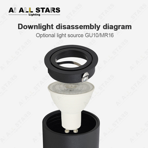 Sıcak fırsatlar yüzeye monte Downlight 5W 6W 7W LED Spot ışık çerçevesi konut ayarlanabilir tavan ışık LED COB aşağı ışıkları - Product Image 4