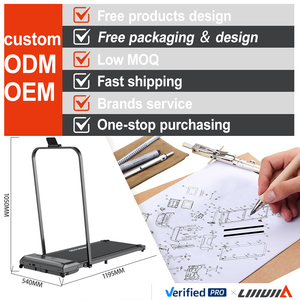 Lijiujia Slim Smart Foldable Walking <strong>Running</strong> Jogging Exercise <strong>Running</strong> Machine for Home Office Treadmill - Product Image 3