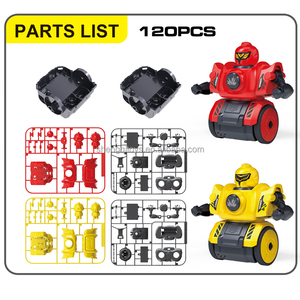 LK Toys Robot de control remoto Juego de lucha de boxeo con asiento eyector DIY Montaje RC Robots de batalla Juego interactivo con sonido - Product Image 3