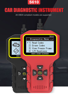 New S610 <strong>OBD2</strong> Scanner OBDII Code Reader Auto Accessories EOBD Read Clear Fault Scan Tool ELM327 Car Auto Diagnostic Tool