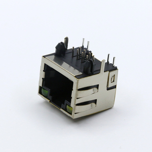 RJ458P8C磁気コネクタRJ45ミニエターネットコネクタ黄色/グリーンネットワークW/Oシールド - Product Image 1