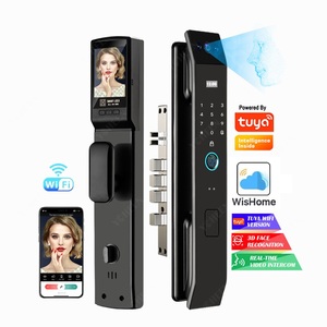 Tuya Wifi biometrico 3d riconoscimento del volto Smart Lock Password digitale elettronica Smart Lock con chiave intelligente - Product Image 1