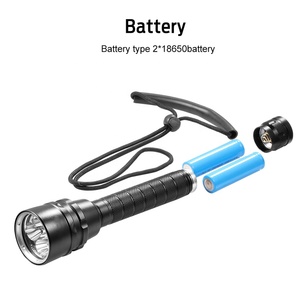 Linterna LED de aluminio para buceo, 3000lm, XML2, 3 unidades - Product Image 3