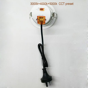 SAA avustralya UGR<19, esnek ve fiş sonlandırma ve seçilebilir CCT 12 watt kısılabilir downlight led down light - Product Image 3