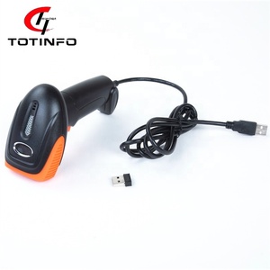 Receptor USB inalámbrico, lector de código de barras automático 2D, portátil, escáner de código de barras para supermercado - Product Image 6