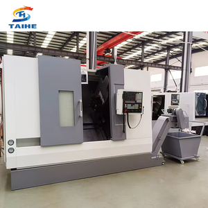 Torno CNC GSK/Fanuc/Siemens a la venta Torneado CNC Torno Lathecnc Cama inclinada Tck56 C eje Torno CNC Máquina para metal - Product Image 3