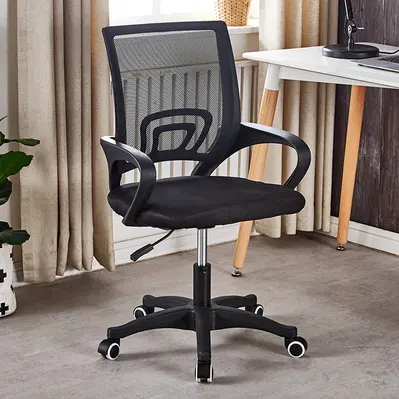 Wholesale black ergonomic computer furniture swivel comfortable home mesh prices office chair for sale