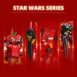 MSN-04 Sazabi DIY, Военная коллекция фигур, фигурки для взрослых, Детская модель, конструктор из кирпича, набор строительных блоков, роботы из АБС - Product Image 5
