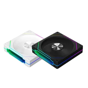 高性能ARGB 4PINデスクトップ冷却ファン長寿命低ノイズプラスチックヒートシンクコンピュータケース用シャーシ高冷却ファン - Product Image 5