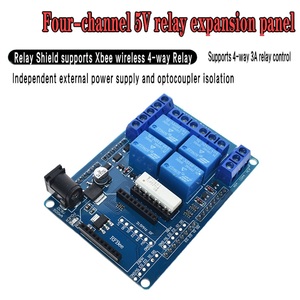 3A 240V 4 Channel Wireless Relay Module Opto-isolator <strong>Xbee</strong> BT Bee Relay Shield Expansion Board Switch HomeApp - Product Image 1