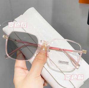 2055 Anti-Blaulicht-Computer brille Brillen rahmen Anti-Strahlungs brille Photo chrome Brille Quadratisches optisches Glas