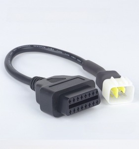 Delphi用のOBDコネクタ6ピンから16ピンのオートバイ診断テストケーブル - Product Image 4