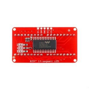 0.54 pollici 4 Bit Meter digitale tubo modulo Display LED IIC I2C controllo metro 3.3V 5V per Arduino rosso verde arancione