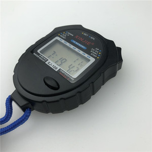 2列デジタルスポーツタイマーカウントダウンストップウォッチ温度FW9044 - Product Image 2