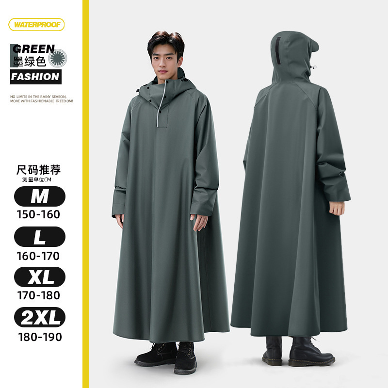 High-Quality Green One-Piece Rain Suit