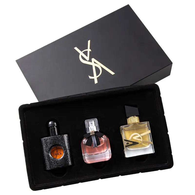 Set regalo originale di marca profumi da donna de mujer Paris set regalo per profumo da donna in tre pezzi