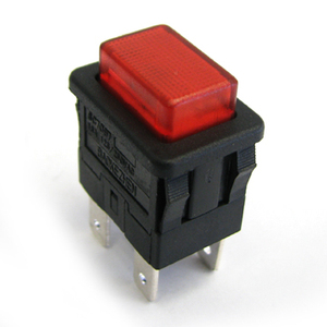 Baokezhen SC7097 in miniatura di plastica interruttore di pulsante on off con la luce 16A 250V T125 1E4 per macchina per il caffè - Product Image 2