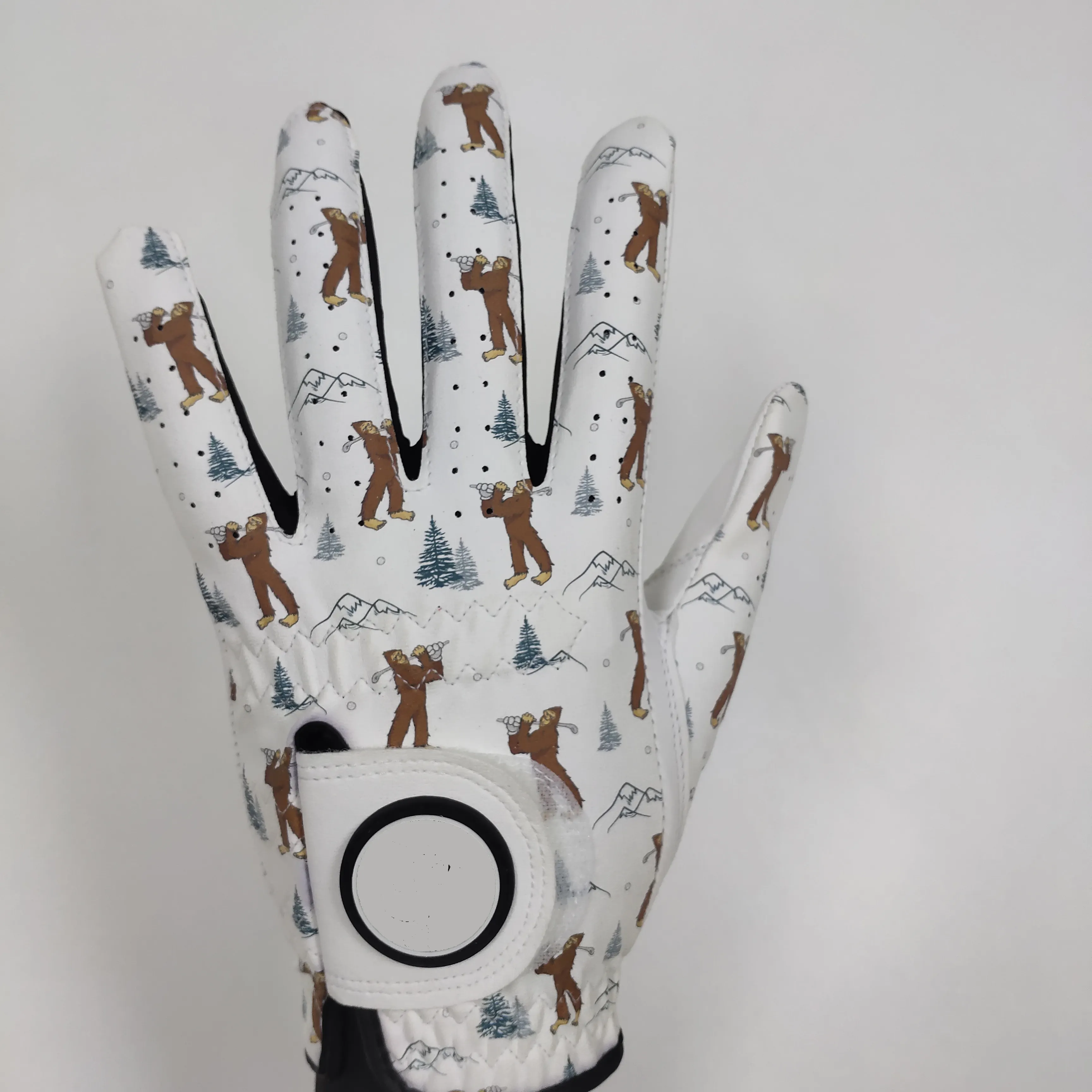 Fresh Design Soft Feel Custom Golf Gloves Breathable Non-slip Cabretta Leather Golf Glove