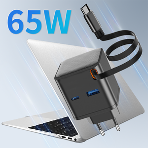Retractable <strong>3</strong> <strong>in</strong> <strong>1</strong> Cable apple Charger 65w 45w 35w 20w Gan Original Portable Phone Charger Type-c Fast Charging - Product Image 4