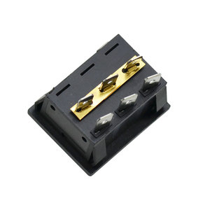 Kaliteli 3 düğme 6 Pin iki konumlu KCD elektrikli cihaz kontrol anahtarı paneli soket ve anahtarı 12V Rocker anahtarı - Product Image 2