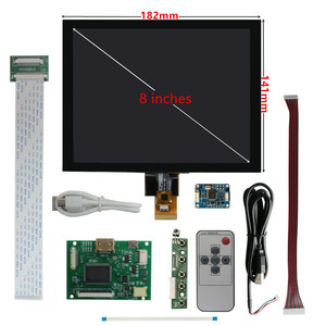 8 pollici 1024*768 IPS schermo 4:3 Display LCD Monitor scheda di controllo digitalizzatore Touchscreen per Raspberry Pi PC - Product Image 2