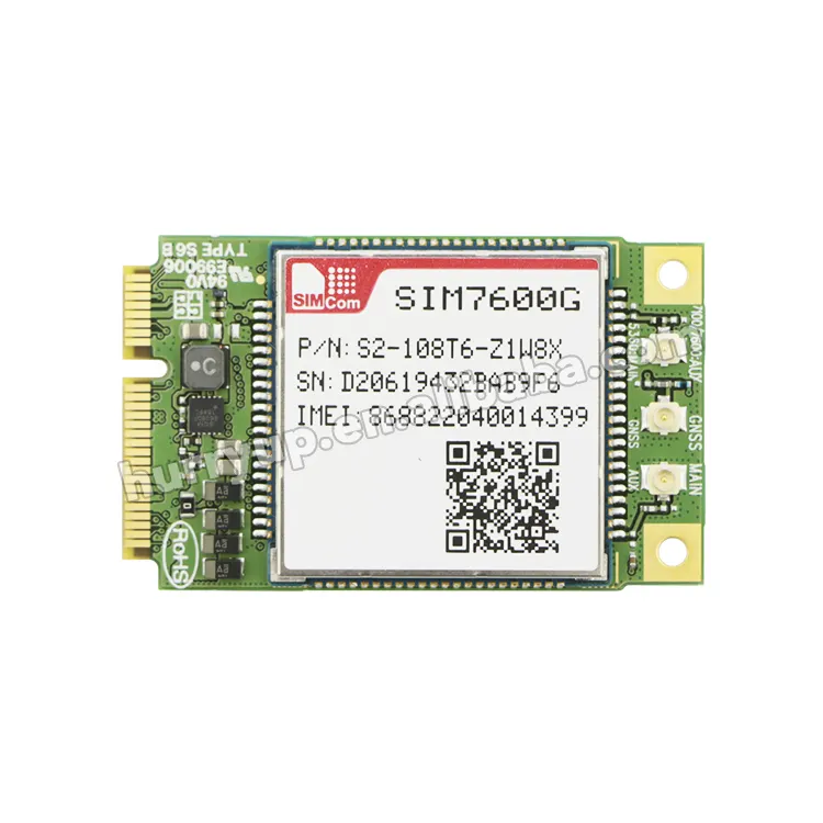 Multi-Band LTE-FDD/LTE-TDD/Hspa +/Umts/Edge/Gprs/Gsm Modulo Lte CAT4 mini Pcie SIM7600A-H