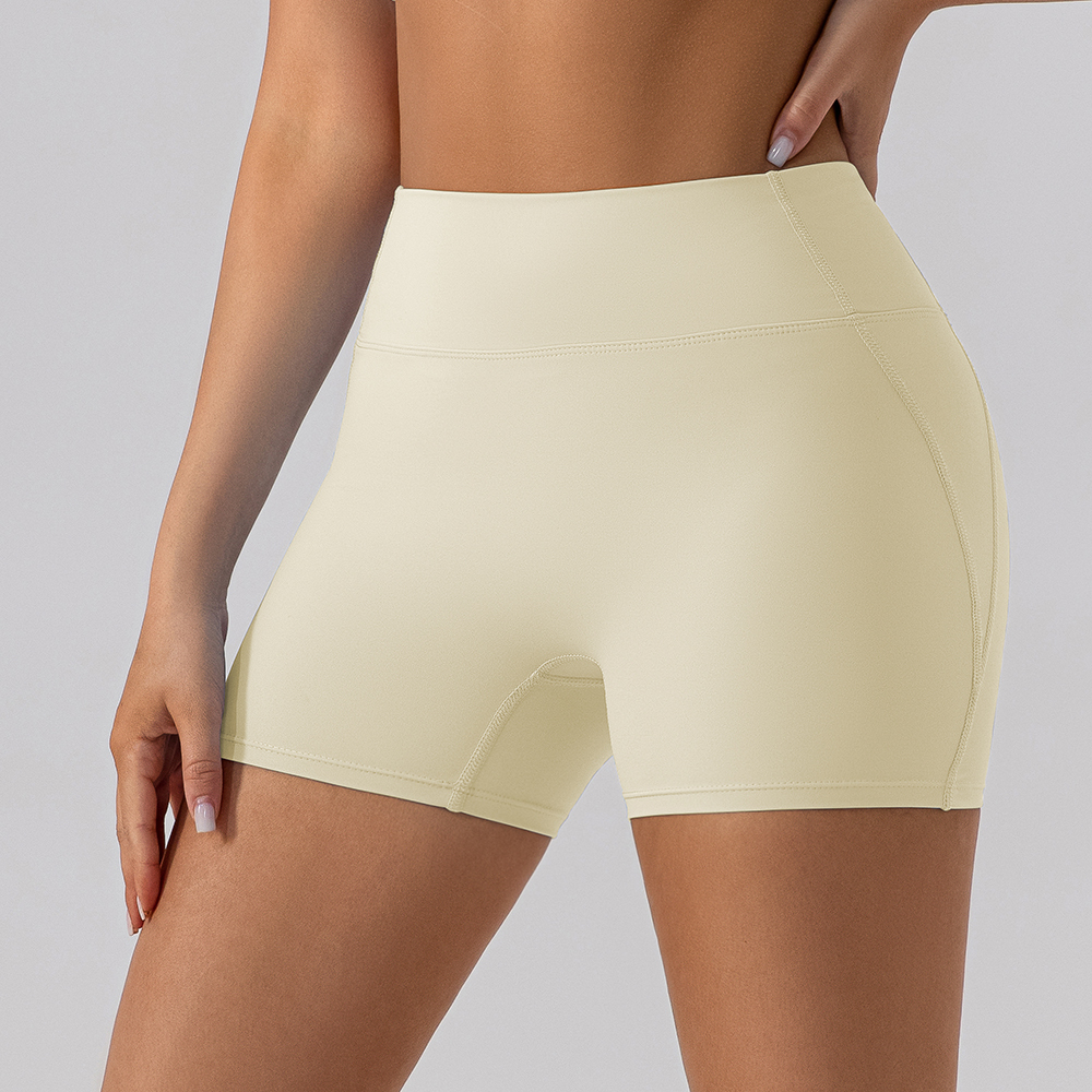 Pantalones cortos-Beige