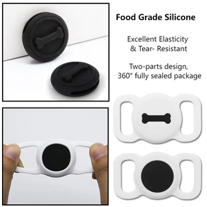 ปลอกซิลิโคนกันน้ำสำหรับ airtag Tracker เคสป้องกันการขีดข่วน GPS ติดตามแบบกำหนดเอง - Product Image 3