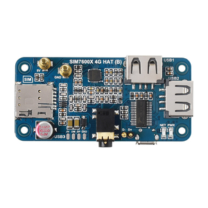 SIM7600G-H 4G HAT (B) für Raspberry Pi 4 3 Zero LTE Cat-4 4G 3G 2G Unterstützung GNSS Positioning Global Band über Micro USB Pogo Pin - Product Image 3