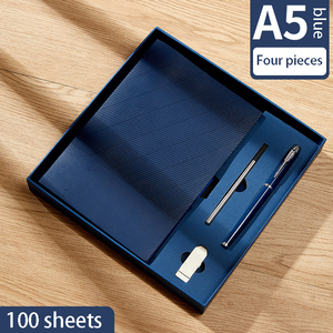 商务软皮A5笔记本定制加厚工作笔记本日记办公会议纪要计划书 - Product Image 3