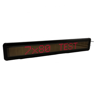 Jhering P7.62 RGB a colori con testo a LED Display 7x80 con scritta a scorrimento programmabile per Display segnaletica digitale per esterni - Product Image 2