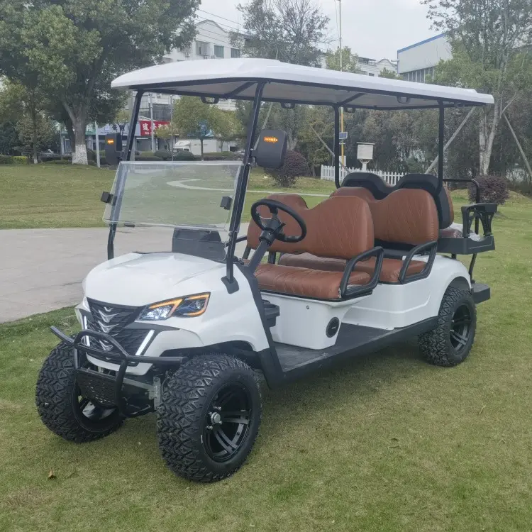 EPA chứng nhận gas Powered 6 hành khách Golf giỏ hàng với động cơ xăng để bán/6 chỗ ngồi Câu lạc bộ xe Golf giỏ hàng với xăng điện