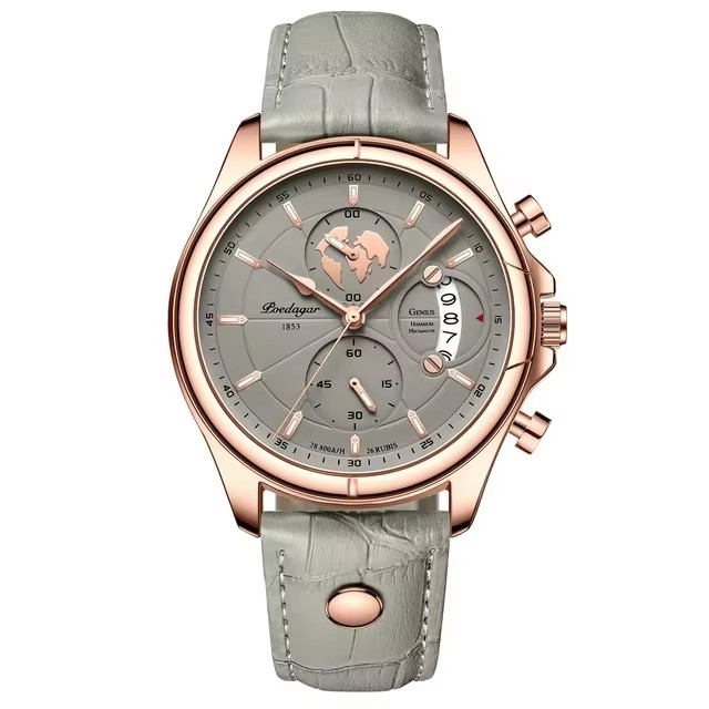 1 cassa rosa quadrante grigio