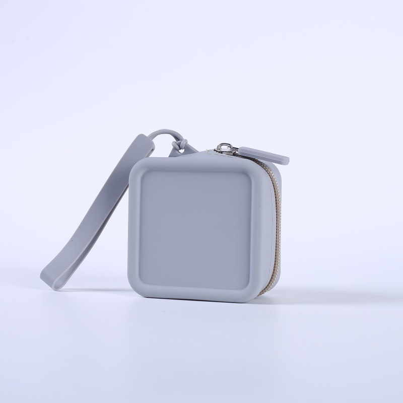 Gray (no. 73 silicone small square bag 82*82*5)