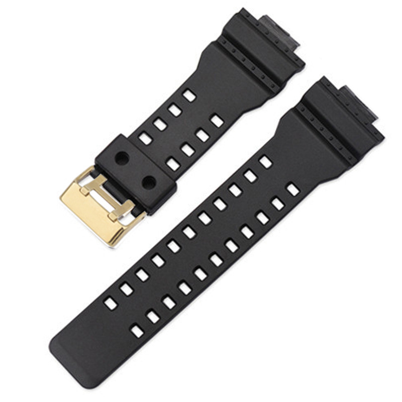 Matte Black-Gold Buckle