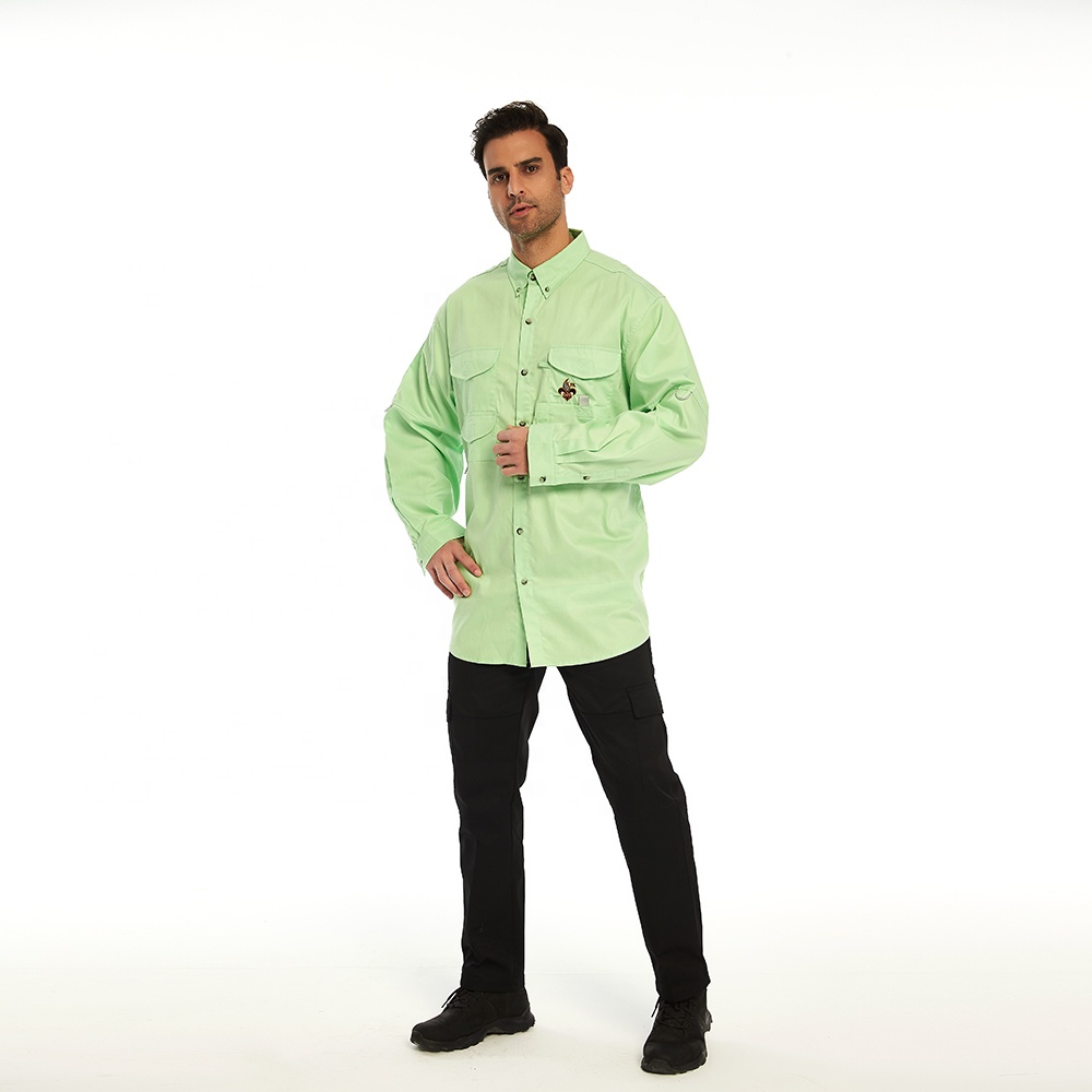 2022 SH  factory wholesale shirts oxford shirts heavy cotton cargo shirts for men