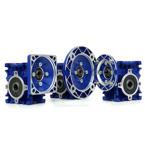 Relación RV NMRV30 15 Puede ser manual Reducción de vibración baja Caja de cambios servo de accionamiento pequeño Engranaje helicoidal Reductor de velocidad chino de fábrica - Product Image 1