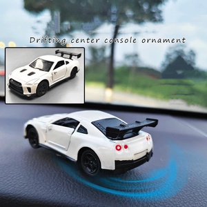 新しいダイナミックカーモデル合金およびカーボンファイバーLEDカバーインテリアキット用ドリフトカーコンソールオーナメント回転機能付き - Product Image 5