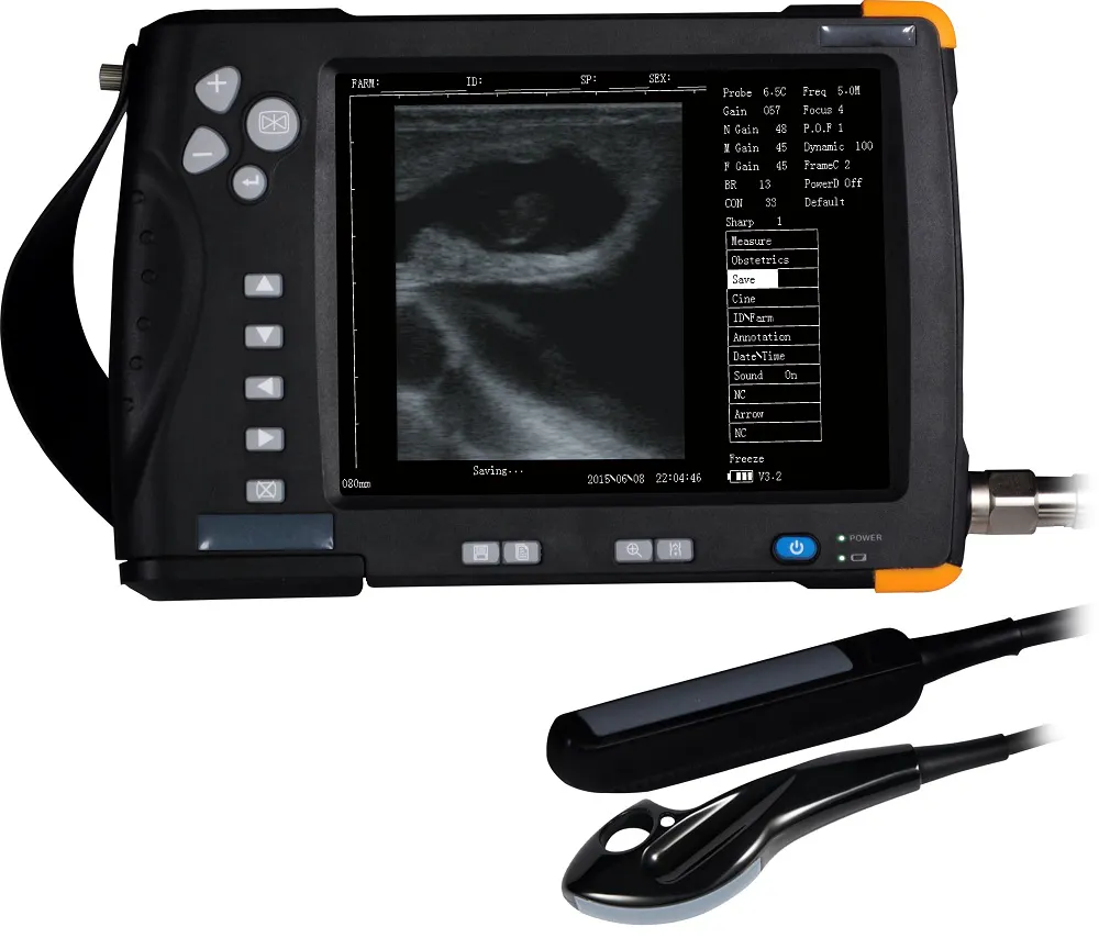 Macchina diagnostica dell'analizzatore di ultrasuono del sistema medico veterinario di progettazione di vendita calda