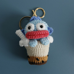 Ugly fish milk tea cup