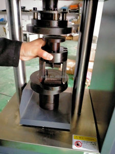 ASTM C109 300KN carico idraulico manuale malta cementizia resistenza a compressione pressa macchina di prova - Product Image 5
