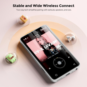Reproductor MP4 Android para automóvil con batería de 80 horas de duración Radio FM Transmisión de audio inalámbrica Soporte de audiolibro Almacenamiento expandible - Product Image 4