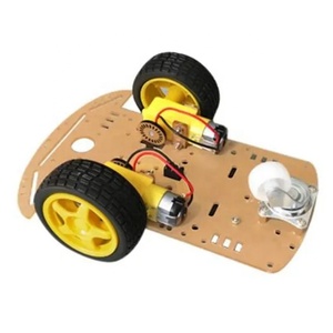 2WD intelligent robot car tracking car chassis kit con TT motor battery box car kit uso per Arduino fai da te - Product Image 4