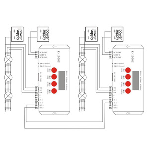 K-1000C rgbww контроллер K1000C WS2812B WS2811 APA102 T1000S WS2813 SK6812 LED 2048 пикселей программный контроллер DC5-24V - Product Image 5