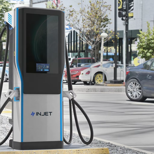 Seviye 3 evse ticari araç şarj istasyonu e v şarj istasyonları reklam ekranı ile elektrikli araç şarjı - Product Image 1
