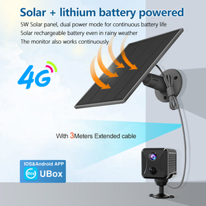 1080P Mini Home <strong>Security</strong> Camera with Night Vision Solar Panel Battery Powered <strong>System</strong> 4G Sim <strong>Motion</strong> Sensor Indoor Human <strong>Detection</strong> - Product Image 3