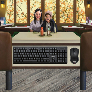 Jedel kích thước đầy đủ 2.4GHz không dây bàn phím chuột kết hợp Hỗ trợ ngôn ngữ khác nhau bố trí cho văn phòng và nhà - Product Image 2