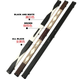 3/4 bölüm İngilizce Snooker küçük kafa bilardo isteka kutusu 1.54m tek geçiş için 13mm ucu boyutu ile siyah ve beyaz havuz - Product Image 2