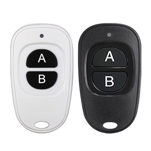 Codice di apprendimento 2 pulsanti RF Wireless 433mhz telecomando porta Garage blocco porta barriera per uso domestico colore personalizzabile - Product Image 1